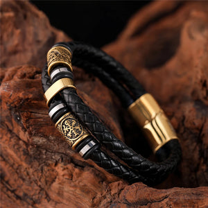 Braided Leather Bracelet – Trinity