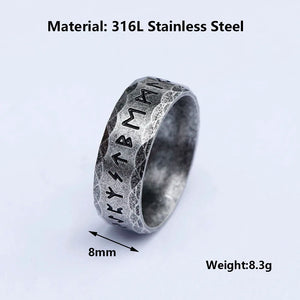 Norse Steel Ring – Protection