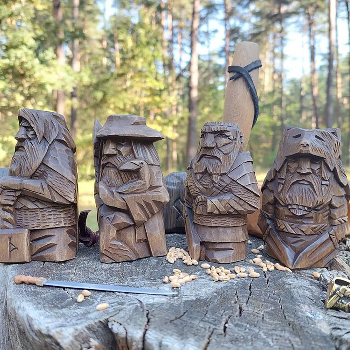 Norse Resin Viking Statue