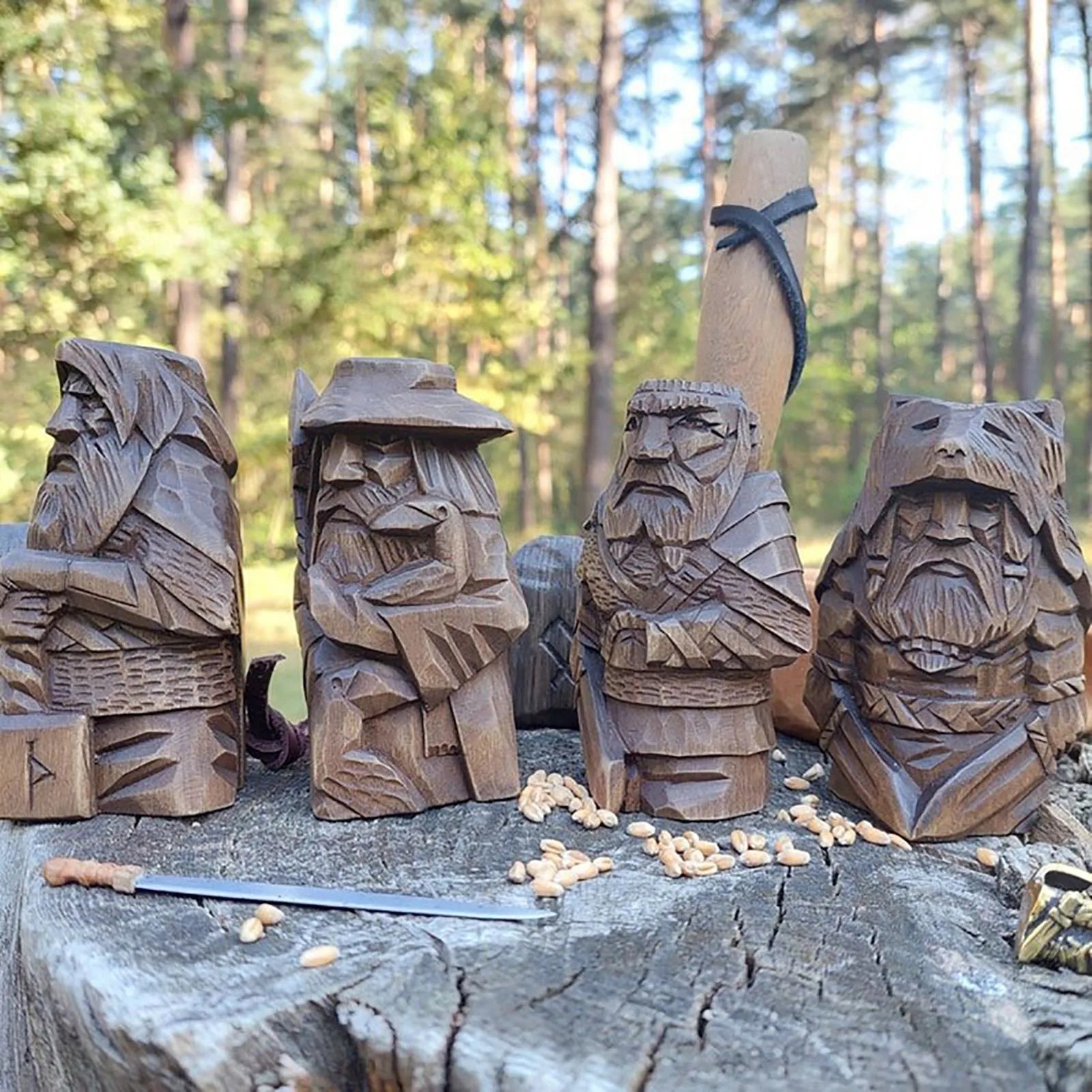 Norse Resin Viking Statue