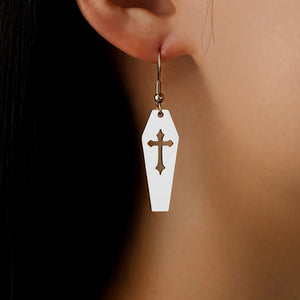 Gothic Coffin Earrings – Punk