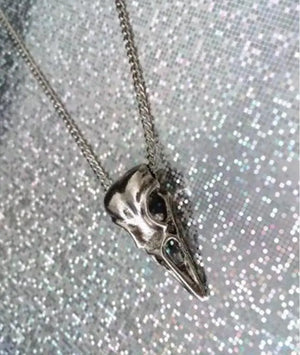 Raven Skull Necklace – Death