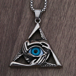 Eye Triangle Necklace – Luck - My Ancient Relics