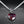 Goth Heart Pendant Choker/Necklace - Eternal Heart - My Ancient Relics