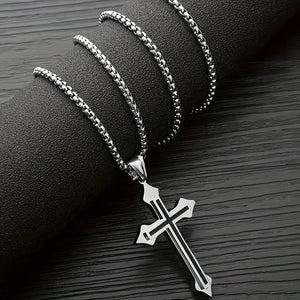 Modern Cross Necklace – Faith - My Ancient Relics