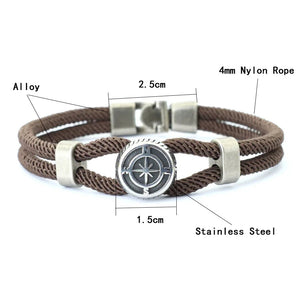 Norse Compass Rope Bracelet - Resilience - My Ancient Relics