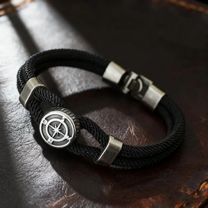 Norse Compass Rope Bracelet - Resilience - My Ancient Relics