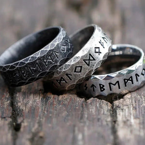 Norse Steel Ring – Protection - My Ancient Relics