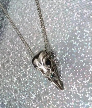 Raven Skull Necklace – Death - My Ancient Relics