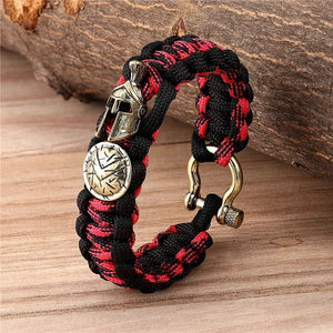 Spartan Helmet Paracord Bracelets - Strength - My Ancient Relics