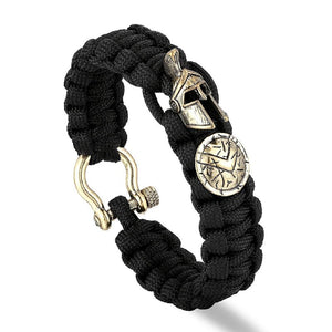 Spartan Helmet Paracord Bracelets - Strength - My Ancient Relics