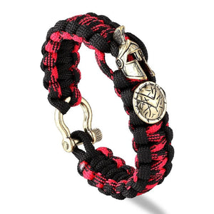 Spartan Helmet Paracord Bracelets - Strength - My Ancient Relics