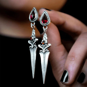 Sword Drop Gothic Earrings - My Ancient Relics