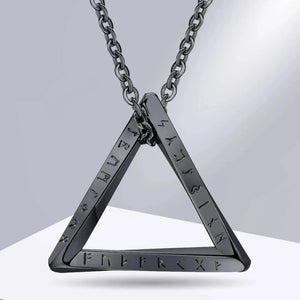 Triangle Rune Necklace – Valknut - My Ancient Relics