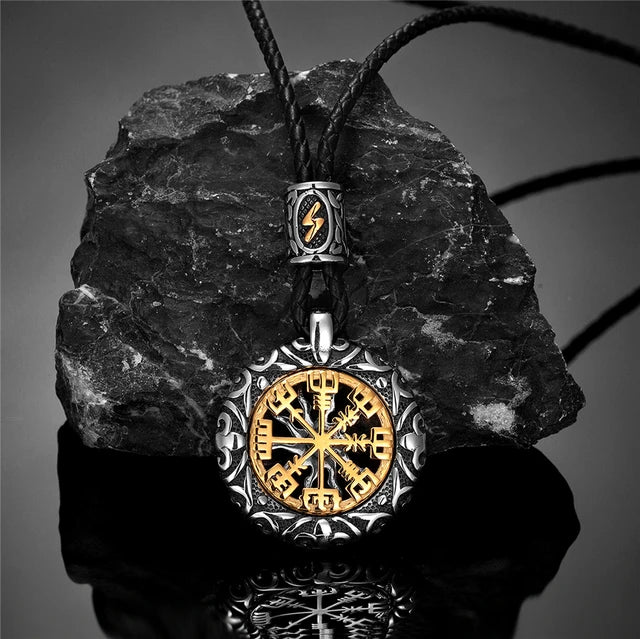 Norse Vegvisir Compass Necklace