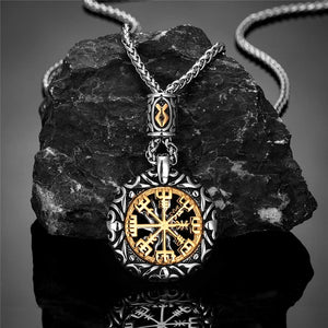Viking Vegvisir Necklace – Protection