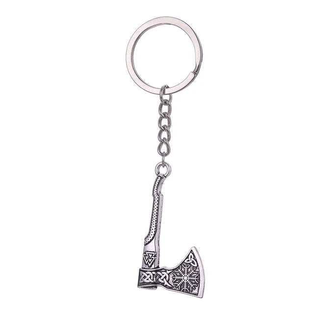 Viking Axe Pendant Keychain