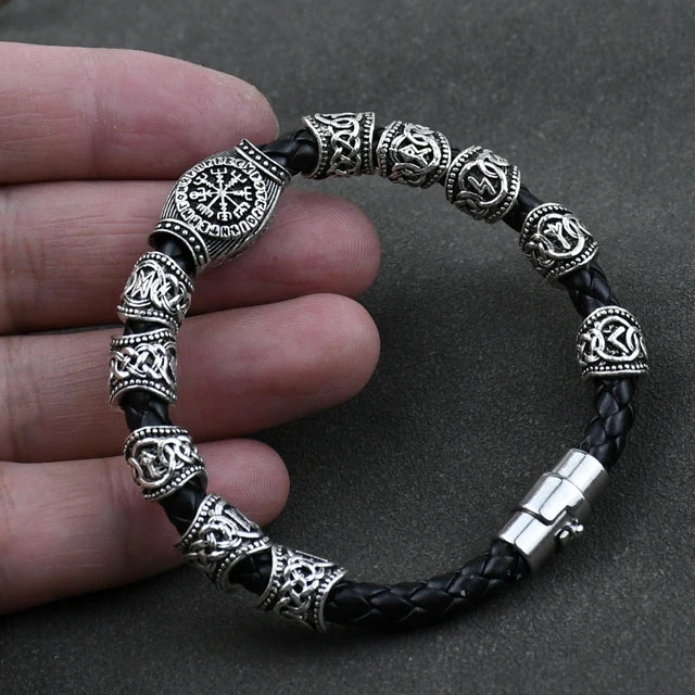 Viking Runes Charm Bracelet