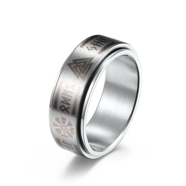 Fidget Norse Runes Rings