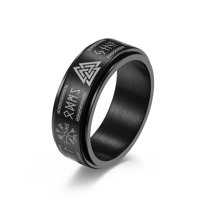 Fidget Norse Runes Rings