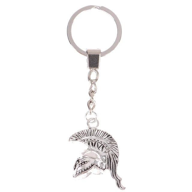 Spartan Roman Helmet Keychain