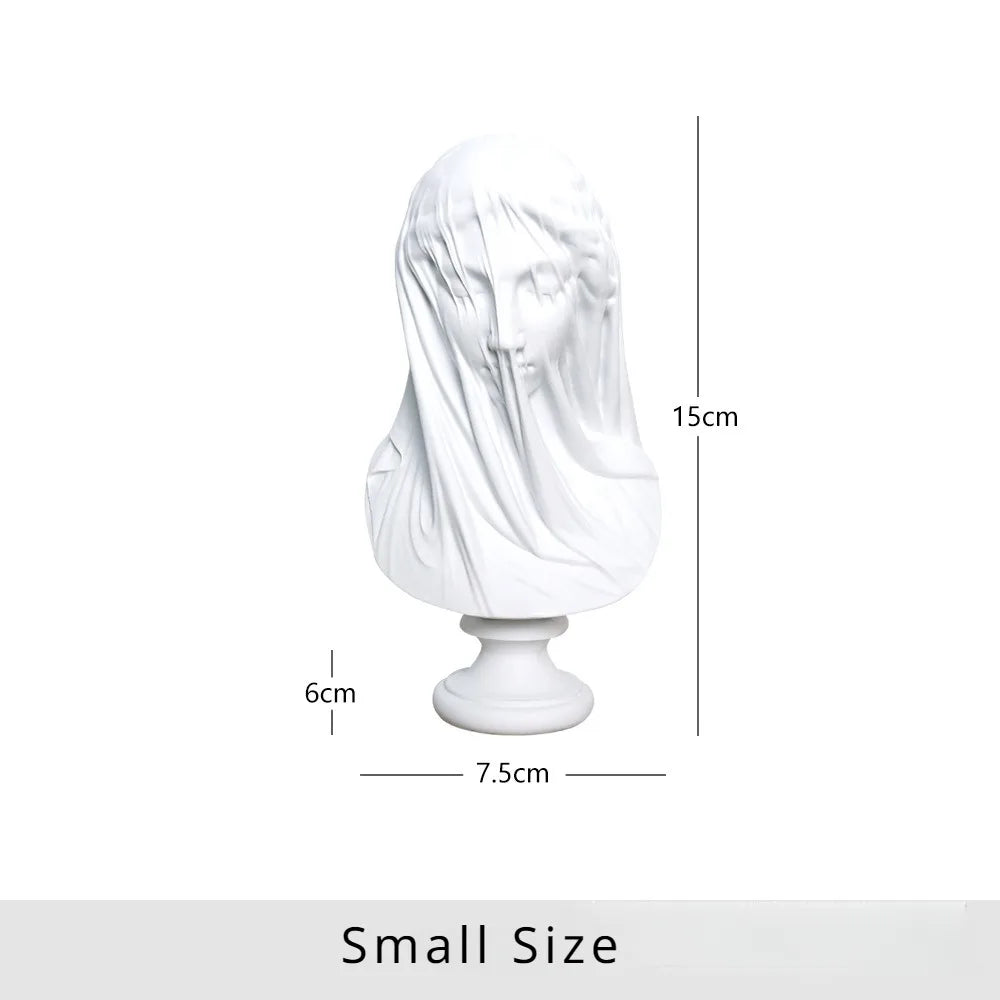 Veiled Lady Greek Statue - Goddess