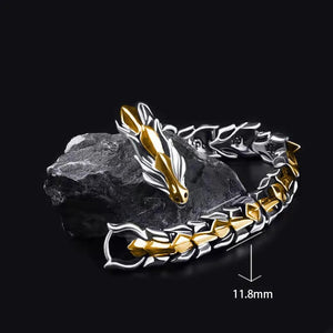 Viking Dragon Scale Link Bracelet - Strength