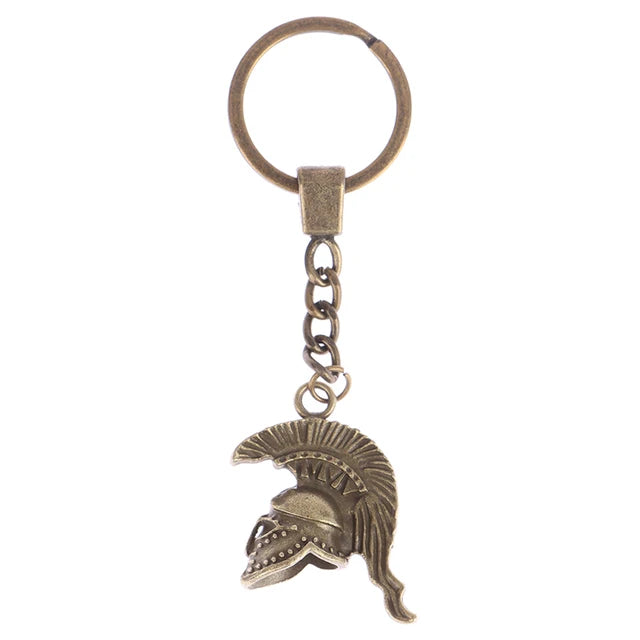 Spartan Roman Helmet Keychain