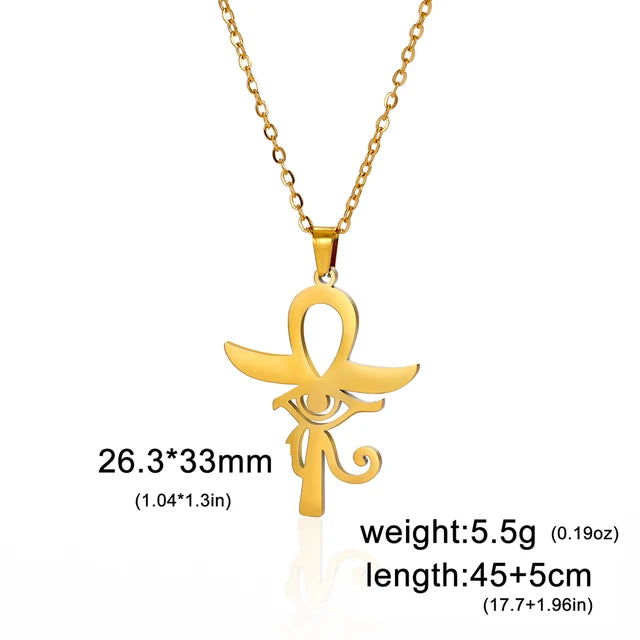 Ankh Cross Minimalist Necklace