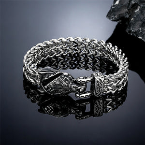 Norse Beast Mesh Link Bracelet - Ferocity