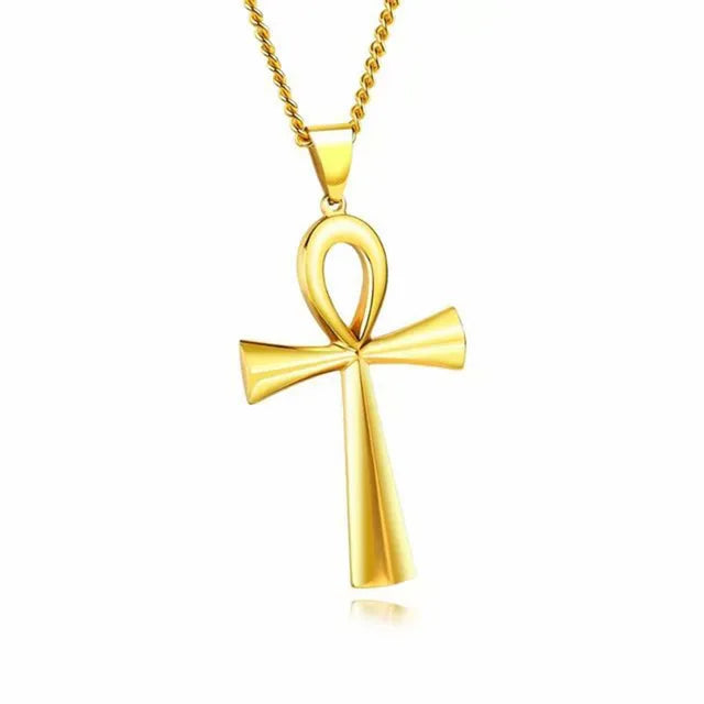 Ankh Cross Pendant Necklaces