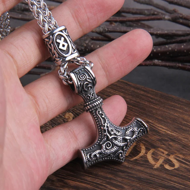 Thor's Hammer Mjolnir Necklace