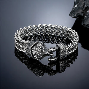 Norse Beast Mesh Link Bracelet - Ferocity