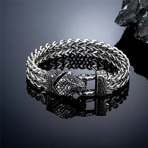 Norse Beast Mesh Link Bracelet - Ferocity
