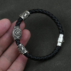 Viking Leather Bracelet – Bravery