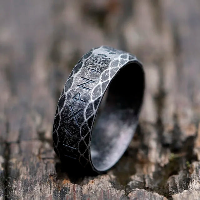 Norse Runes Metal Rings