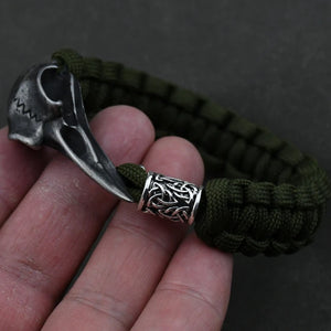Raven Paracord Bracelet – Odin