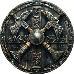 Viking Axes Welcome Sign - My Ancient Relics