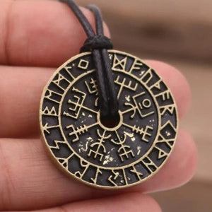 Viking Compass Necklace – Vegvisir - My Ancient Relics