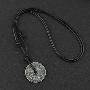 Viking Compass Necklace – Vegvisir - My Ancient Relics