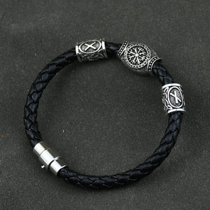 Viking Leather Bracelet – Bravery - My Ancient Relics